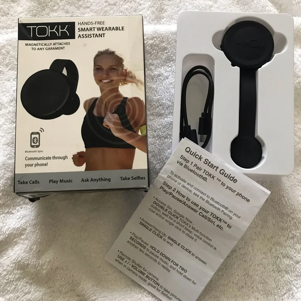 Tokk hands free smart assistant.